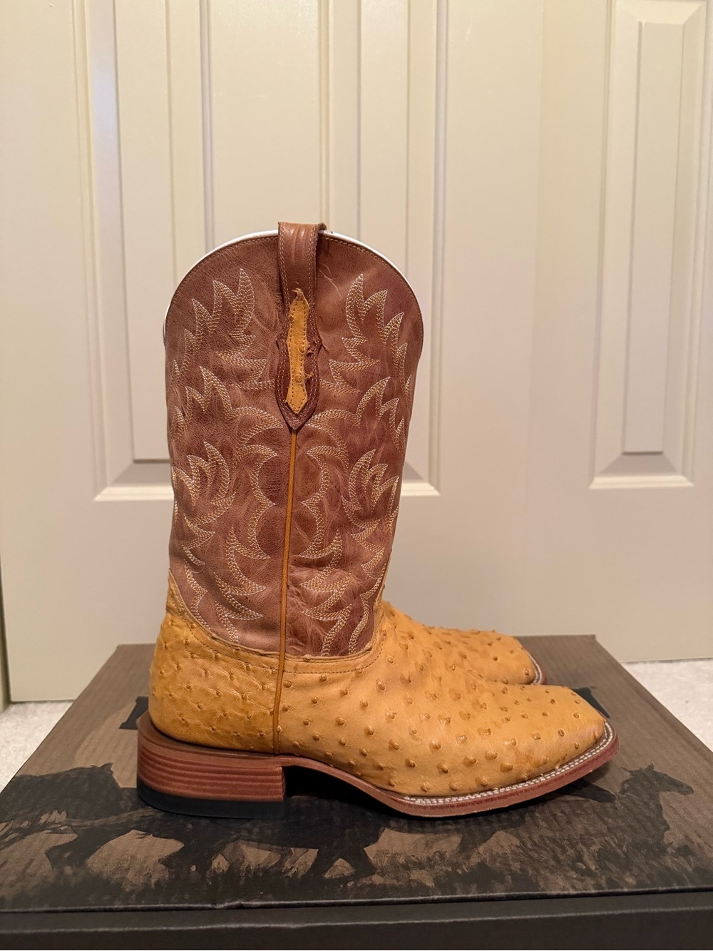 Men’s Cody James Full-Quill Ostrich Exotic Western Boots